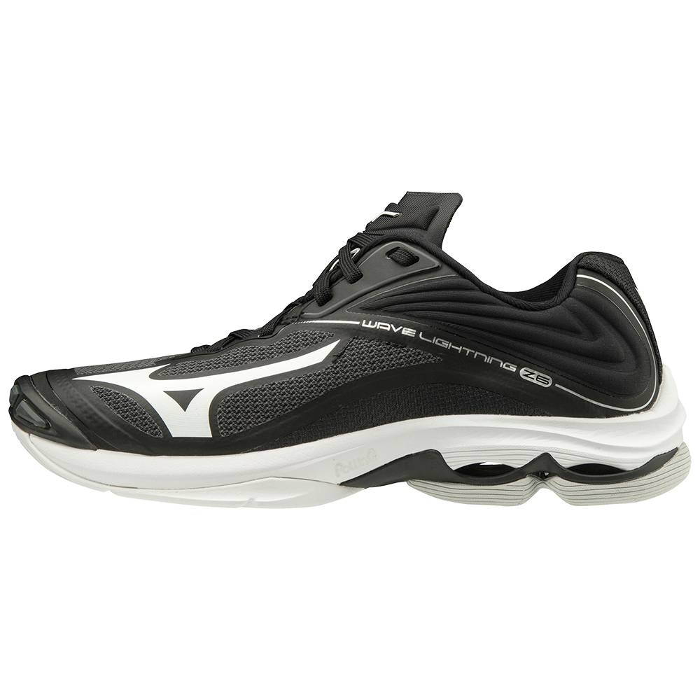 Sapatilhas Voleibol Mizuno Wave Lightning Z6 - Mulher - Pretas/Prateadas - LVABW5017